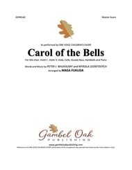 Carol of the Bells Instrumental Parts choral sheet music cover Thumbnail
